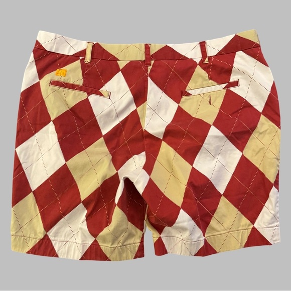 LOUDMOUTH Men’s Argyle Shorts - Picture 2 of 16